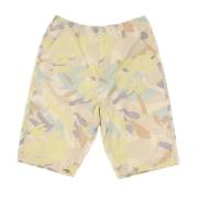 Element Abstrakt Camo Overall Shorts Regular Fit Multicolor, Herr