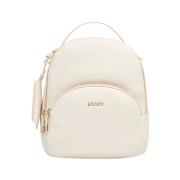 Liu Jo Ivory Ryggsäck Elegant Praktisk Stilfullt Tillbehör Beige, Dam