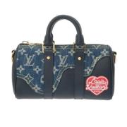 Louis Vuitton Vintage Pre-owned Laeder louis-vuitton-vskor Blue, Dam