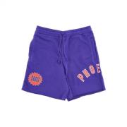 Mitchell & Ness NBA Game Day French Terry Shorts Hardwood Purple, Herr