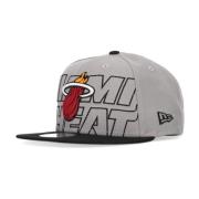 New Era NBA Draft Flat Skärmkeps i Lagfärger Gray, Herr