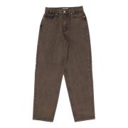 HUF Kaffe Tvättade Denim Jeans Brown, Herr