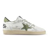 Golden Goose Stilrena lädersneakers med stjärndetalj White, Herr