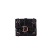 Dior Vintage Pre-owned Laeder plnbcker Black, Dam