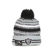 New Era NFL Sport Knit Beanie med Pom Pom Black, Unisex