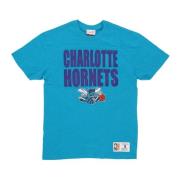 Mitchell & Ness NBA Legendarisk Tee Charlotte Hornets Firande Blue, He...