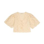 The New Society Atenea Woman Blouse Beige, Dam