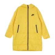 Nike Lång Sportjacka Core Parka Yellow, Dam