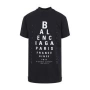 Balenciaga Svart T-shirt & Polo Unisex Kläder Black, Herr