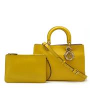 Dior Vintage Pre-owned Laeder dior-vskor Yellow, Dam