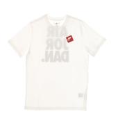 Jordan Grafisk Crew Tee i Vit/Röd White, Herr