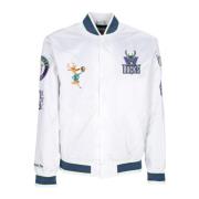 Mitchell & Ness Bomber Jackets White, Herr