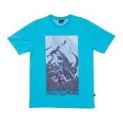 Dolly Noire Blå Herr T-shirt med Tryck Blue, Herr