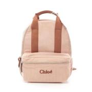 Chloé Pre-owned Pre-owned Sammet ryggsckar Pink, Dam