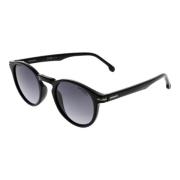 Carrera Svarta Unisex Solglasögon Rund Stil Black, Unisex