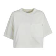 Bottega Veneta Kritvit Bomull T-shirt White, Dam