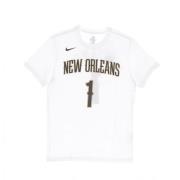 Nike Zion Williamson Neopel Tee White, Herr