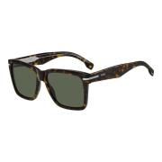 Hugo Boss Stiliga solglasögon i Havana/Grey Brown, Herr