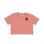 The North Face Rose Dawn Cropped Tee Kortärmad Brown, Dam