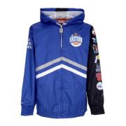 Mitchell & Ness Stilig NBA Windbreaker Jacka Blue, Herr