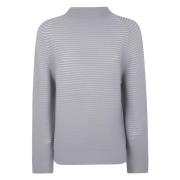 Issey Miyake Stickad Cirkel Topp Gray, Dam