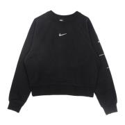 Nike Lättviktig Sportswear Swoosh Crew Black, Dam