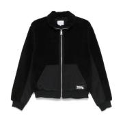 Maison Kitsuné Svart Parkas Jacka Black, Herr