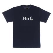 HUF Navy In Bloom Tee Kortärmad Blue, Herr