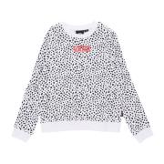 Vans Dalmation Crewneck Sweatshirt White, Dam