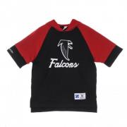 Mitchell & Ness short-sleeved hooded Tröjafl fleece Huvtröja atlfal Bl...