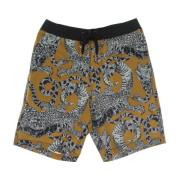 Element Guld Ripstop Shorts med Dragsko och Fickor Yellow, Herr