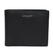 Yves Saint Laurent Vintage Pre-owned Laeder plnbcker Black, Dam