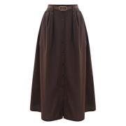 Kocca Elegant Midi Kjolar Kollektion Brown, Dam