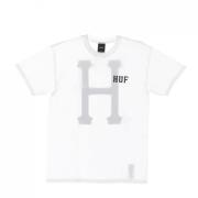 HUF Klassisk H Tee - Vit White, Herr