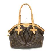 Louis Vuitton Vintage Pre-owned Bomull louis-vuitton-vskor Brown, Dam