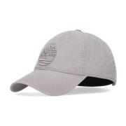 Timberland Böjd Skärm Canvas Baseball Cap Gray, Herr