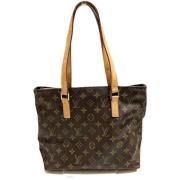 Louis Vuitton Vintage Pre-owned Tyg louis-vuitton-vskor Brown, Dam