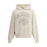 Dolce & Gabbana Maxi Print Hoodie med Monogram Logo Beige, Herr