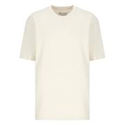 Maison Margiela Mäns bomull T-shirt set i beige Beige, Herr