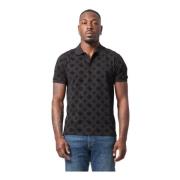 Guess Svarta Polo T-shirts och Polos Black, Herr