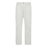 Dsquared2 Vita Denim Straight Jeans White, Herr