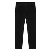 Saint Laurent Jeans med regular passform Black, Herr