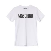 Moschino Klassisk Vit Bomull Kortärmad T-shirt White, Dam