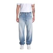 Replay Indigo Wide Jeans Blue, Herr