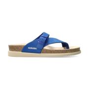 Mephisto Blå Dam Slide Sandal - Helen Blue, Dam