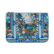 Camilla Portugisiskt Palats Canvas Clutch Blue, Dam