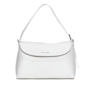 Orciani Elegant Vit Handväska Ss25 White, Dam