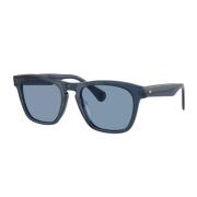 Oliver Peoples Fyrkantig Ram Solglasögon Ov5555Su R-3 Blue, Herr