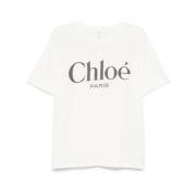 Chloé Vita T-shirts och Polos White, Dam