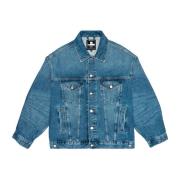 Edwin Arctic Blue Denim Oversized Jacka Blue, Herr